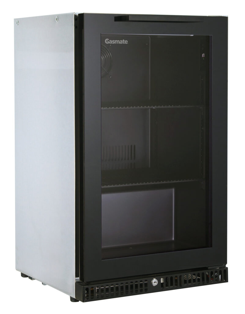 Gasmate Premium 97L Glass Door Bar Fridge Perfect For Your Outdoor Kitchen
