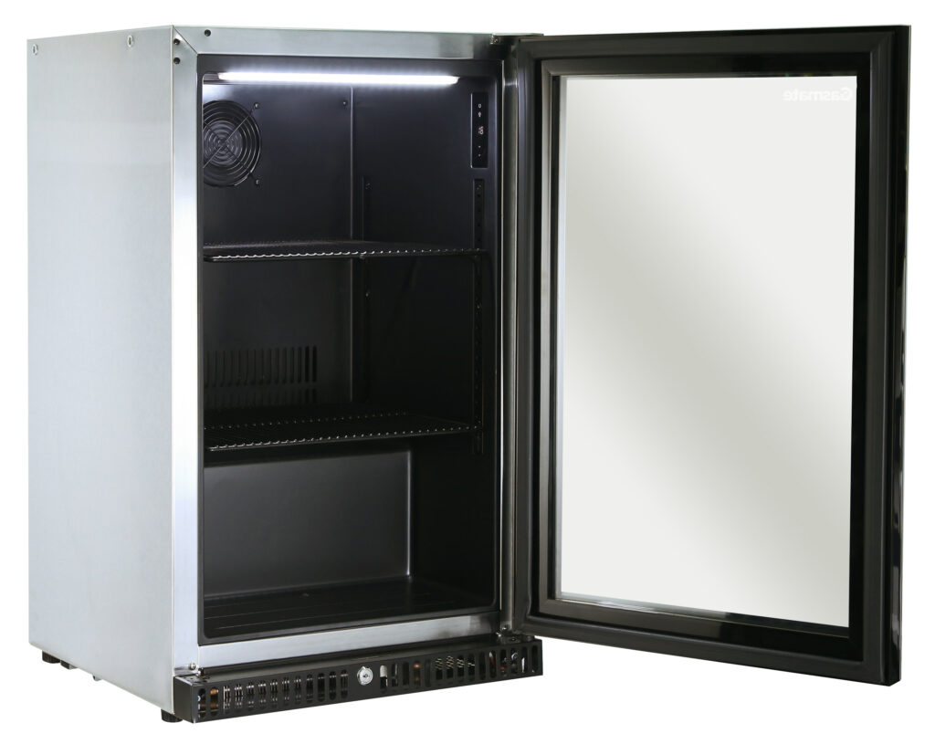 Gasmate Premium 97L Glass Door Bar Fridge Perfect For Your Outdoor Kitchen