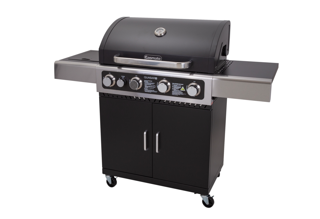 GM172 202 Gasmate Quasar 4 Hero LRG 4 burner gas bbq with side burner