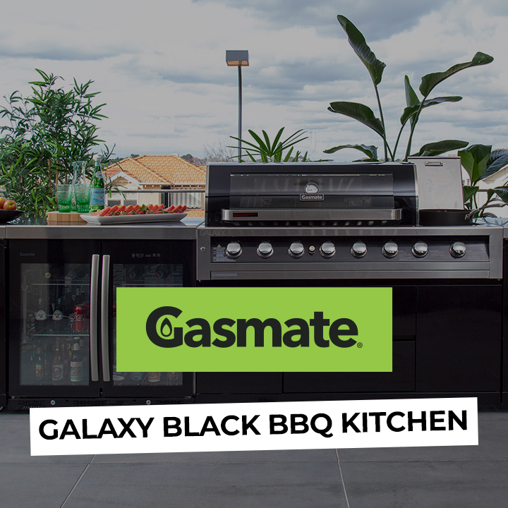 Galaxy Black BBQ Kitchen square