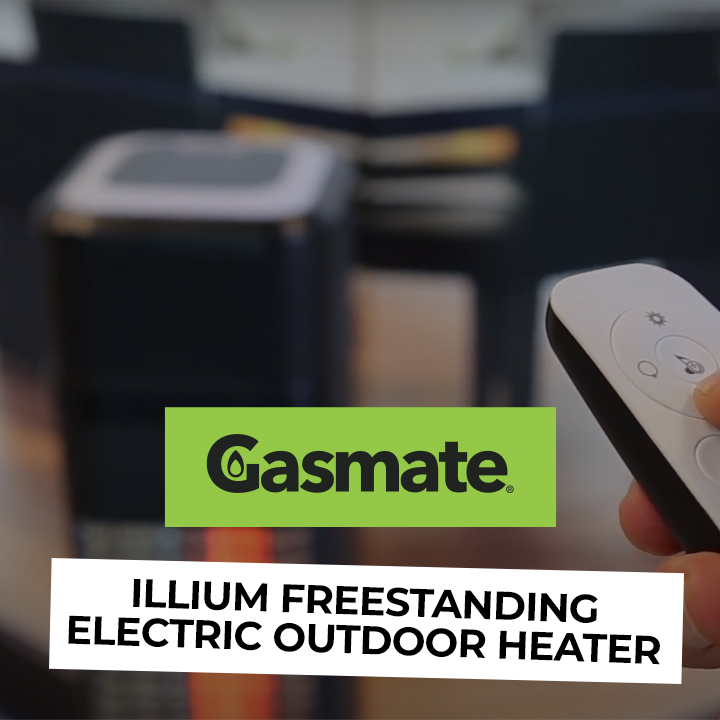 Illium Freestanding Electric Outdoor Heater square