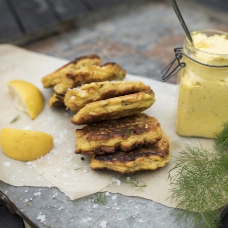 Mussel and Zucchini Frittersuyf