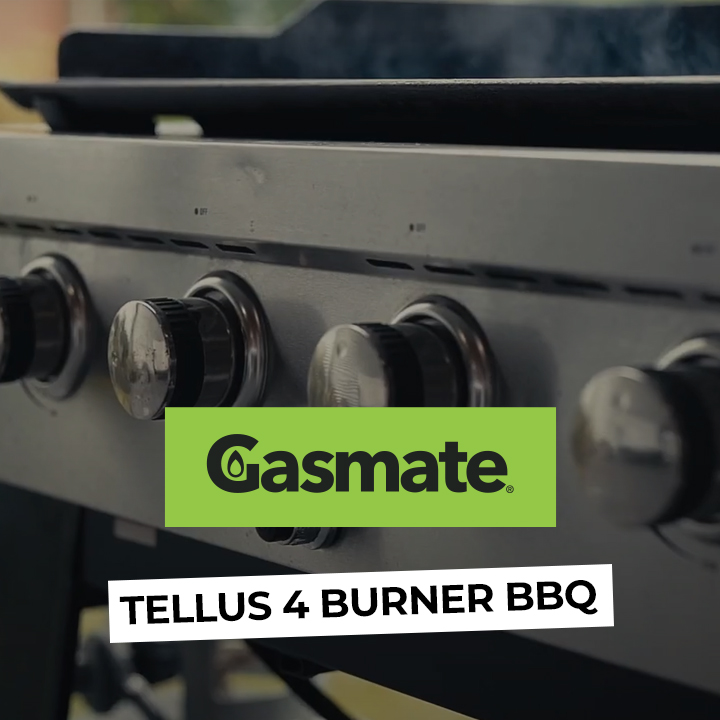 Tellus 4 Burner BBQ square