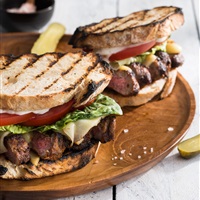 chargrilled steak sandwhiches