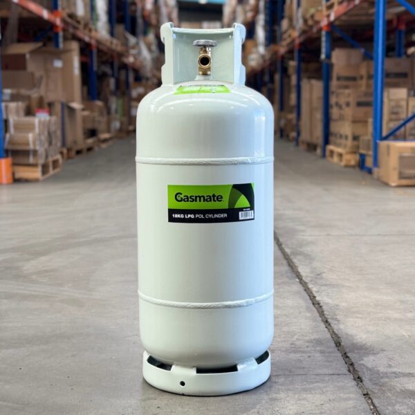 gasmate 18kg lpg cylinder insitu