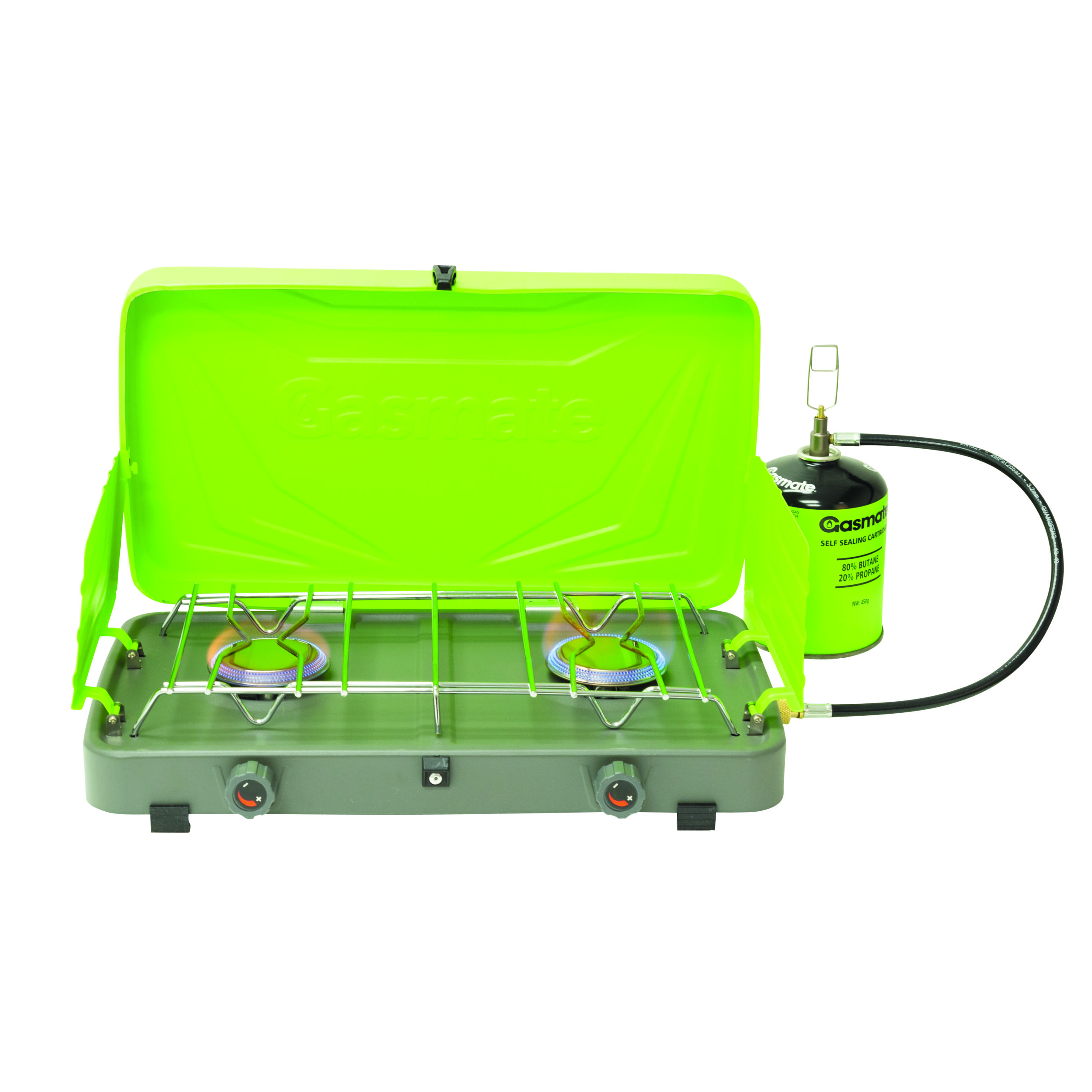 Two Burner Butane Stove Gas Camp Cooker Gasmate Camping Tramping