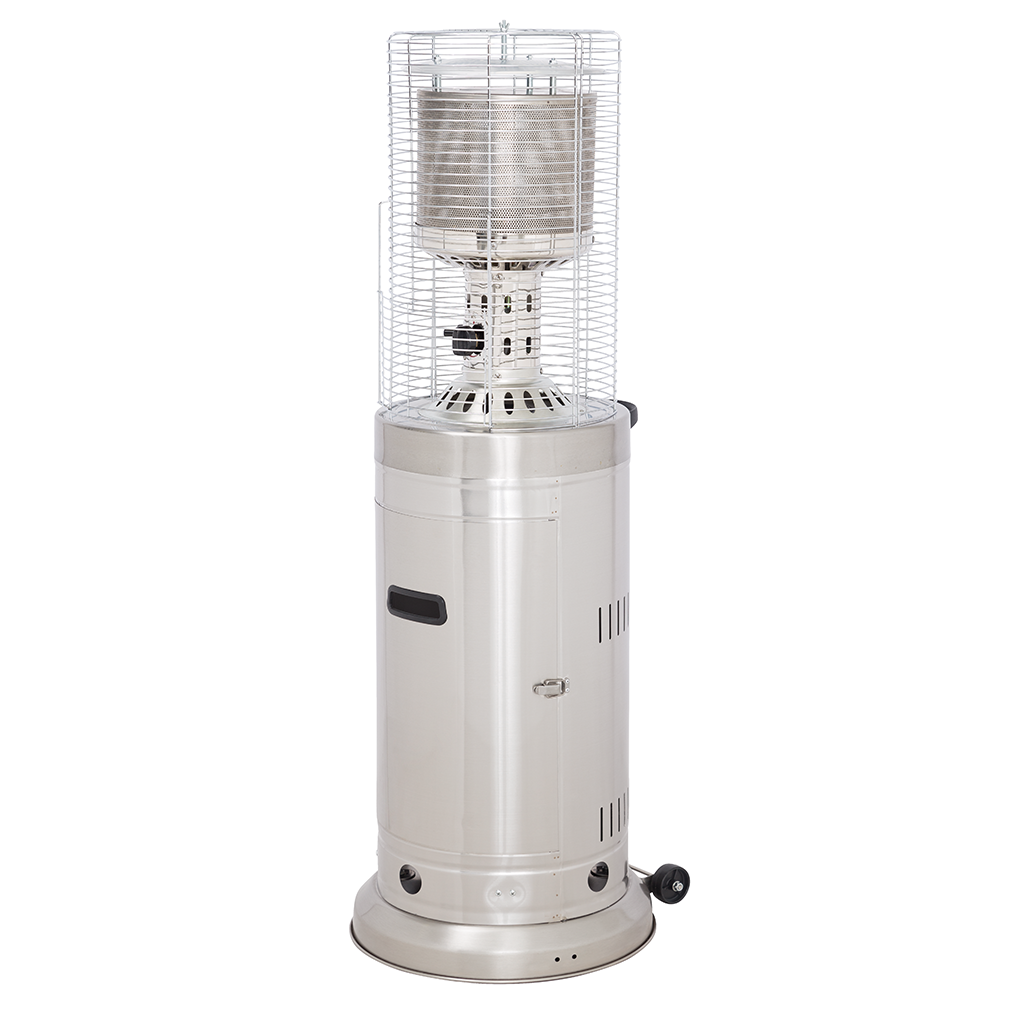 Stainless Steel Gas Outdoor Area Heater Gasmate NZ Outside Heating