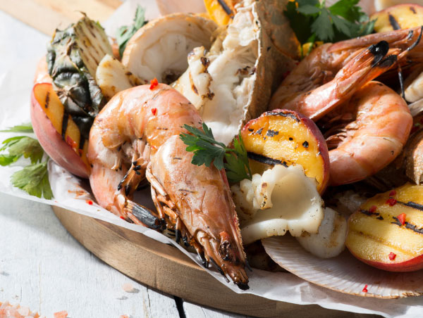 grilled seafood platter