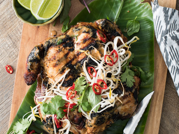 whole butterflied thai spiced chicken feature