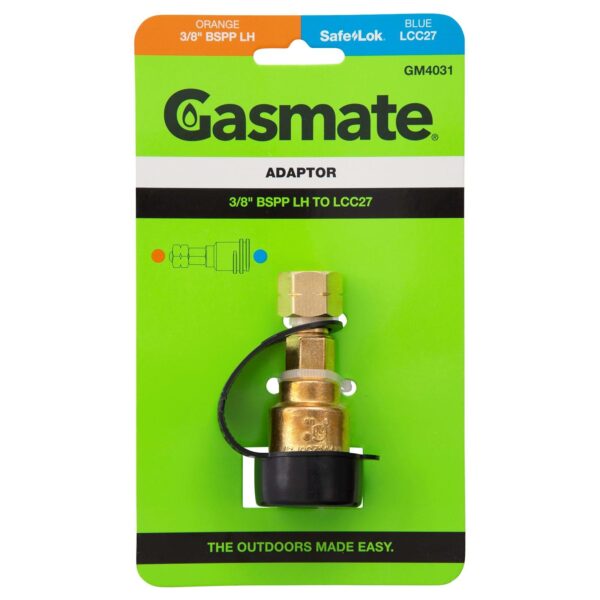 gasmate connector camping adaptor front of pack GM4031