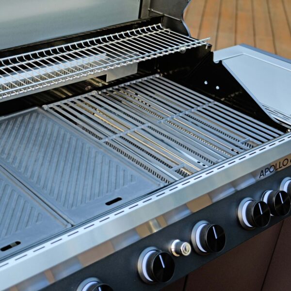 gasmate apollo 6 burner bbq kitchen grill insitu
